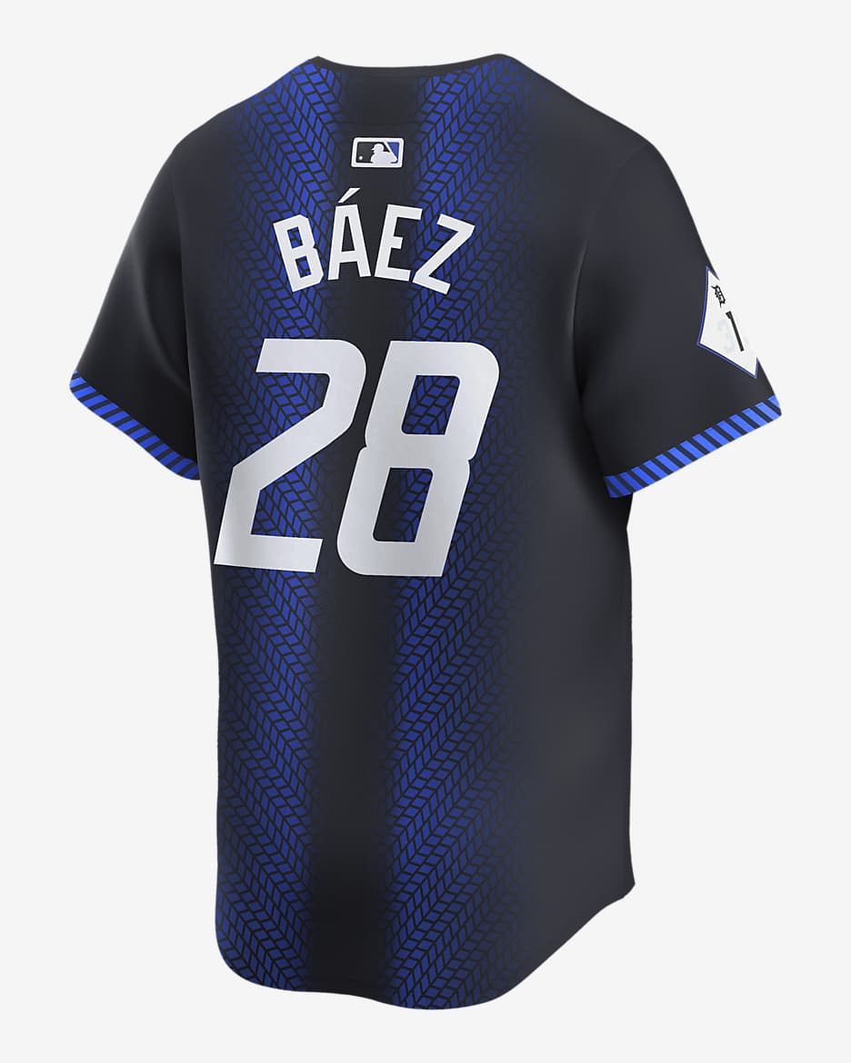 Nike Men s Javier Baez Detroit Tigers City Connect Limited Dri FIT ADV MLB